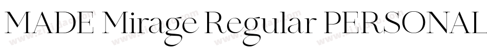 MADE Mirage Regular PERSONAL USE字体转换